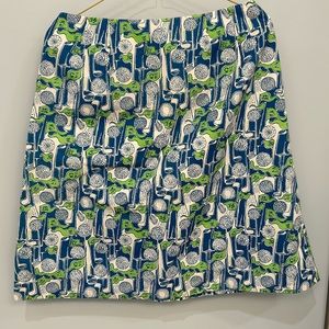 Vintage Lilly golf printed skirt
